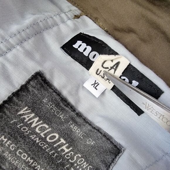 Monitaly VANCLOTH & SONS Mens Sz XL (40 x 31) Six Pocket Easy Pants Olive Army - Picture 10 of 13